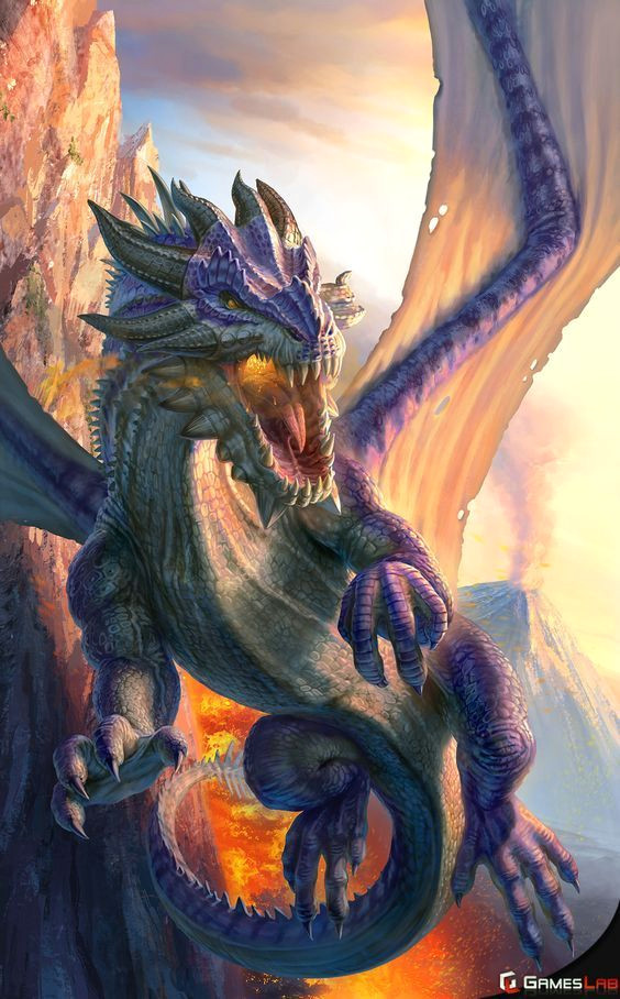 Drawings Of Mythical Dragons Final War 5 Dragons Purple Dragon by Effenndee Deviantart Com On