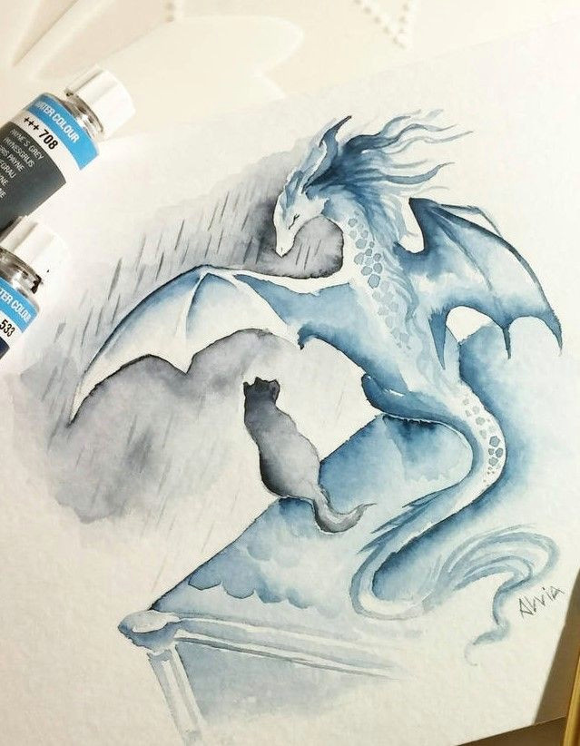 Drawings Of Mythical Dragons Rainy Days Zoom by Alviaalcedo Traditional Art Drawings