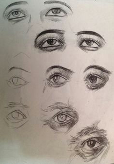 Drawings Of Old Eyes Eyes Male Female and Old Man Saurabh Gupta
