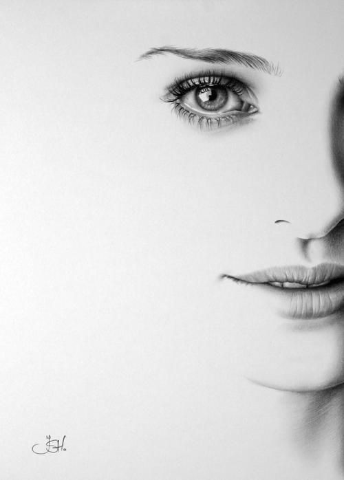 Drawings Of People S Eyes Natalie Pencil Drawings by Ileana Hunter Wow I Need to Learn How