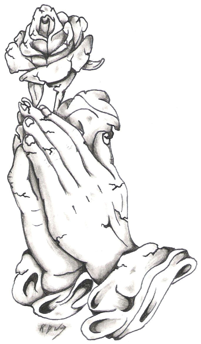 Drawings Of Praying Hands Step by Step Prayer Hands I Would Love to Get Sick Old School Cholo Tattoos