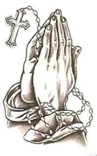 Drawings Of Praying Hands with Rosary Clip Art Hand with A Rosary Praying Hands with Rosary and Cross
