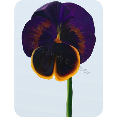 Drawings Of Purple Flower 167 by Carrie Anthony Via Behance Purple Flower Sketches
