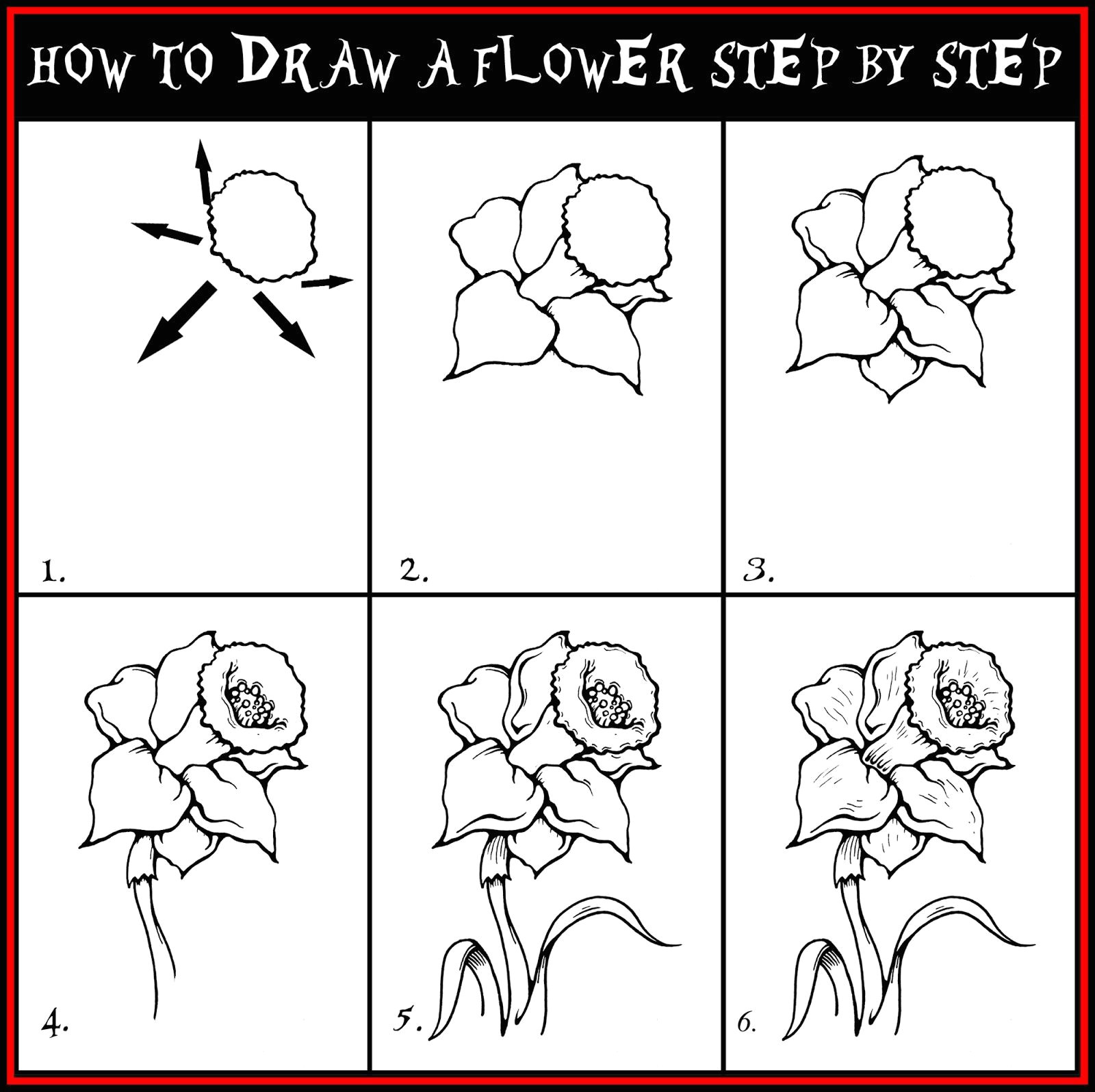 Drawings Of Realistic Flowers Step by Step 100 Best How to Draw Tutorials Flowers Images Drawing Techniques