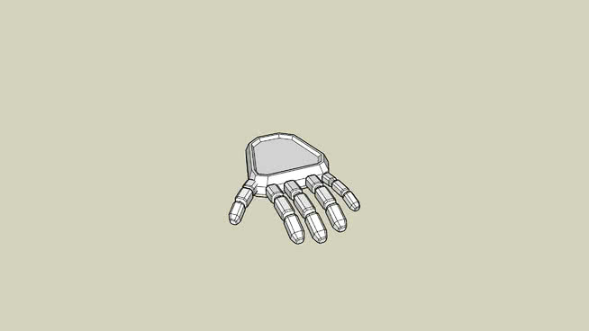 Drawings Of Robot Hands Robot Hand 3d Warehouse