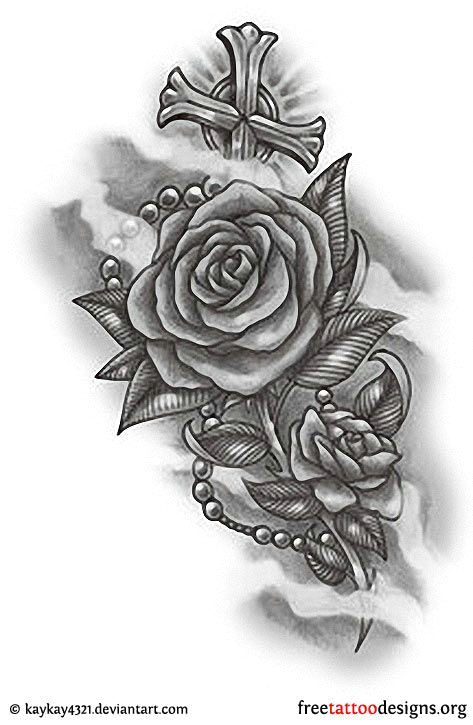 Drawings Of Roses and Crosses Pin by Johnna Galvan On Tattoo Ideas Tattoos Religious Tattoos