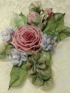 Drawings Of Roses and Ribbons 184 Best Ribbon Embroidery Roses Images Ribbons Ribbon