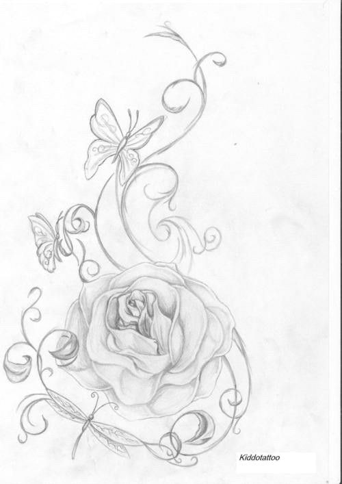 Drawings Of Roses with Vines Pin by Patricia On Tattoo Ideas Pinterest Tattoos Rose Tattoos