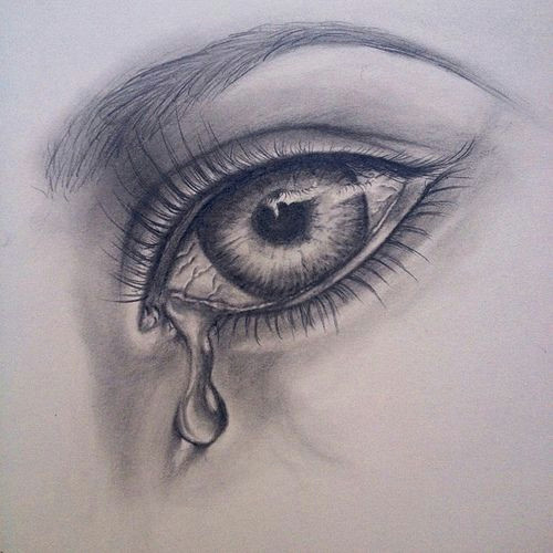 Drawings Of Sad Eyes It S My 11th Drawing I Still Not Satisfied Eye Eyes Draw