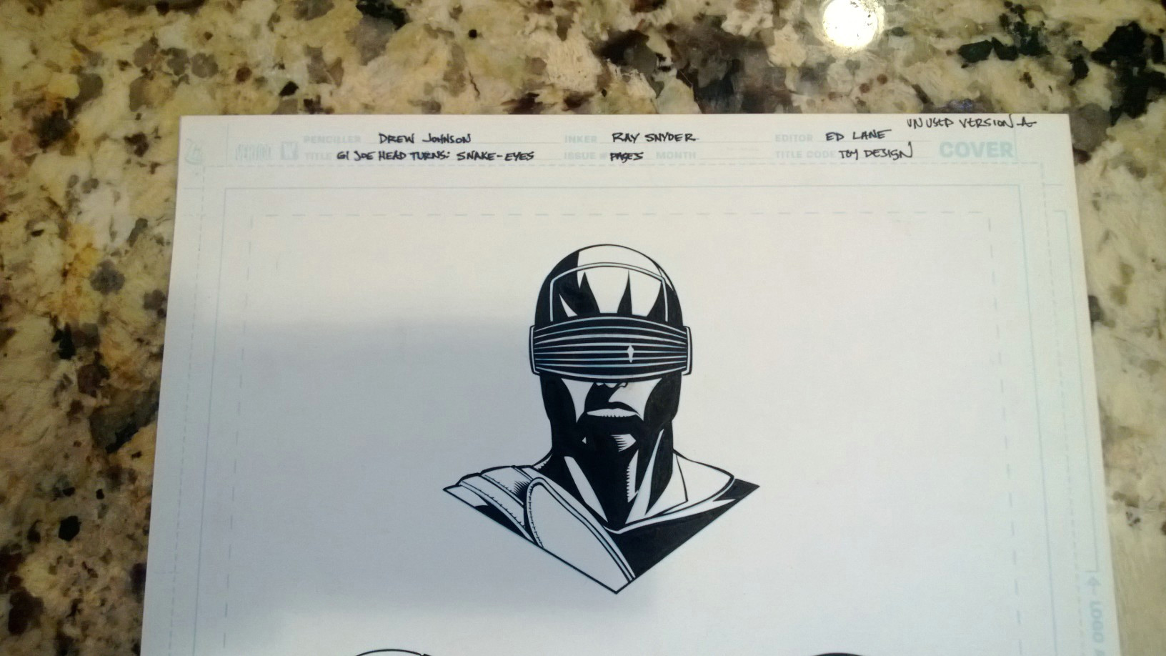 Drawings Of Snake Eyes Gi Joe Rise Of Cobra Snake Eyes Un Used toy Concept Art Leaky Suit