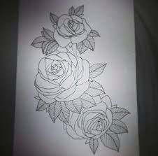 Drawings Of Three Roses Resultado De Imagen Para Three Black and Grey Roses Drawing Tattoo