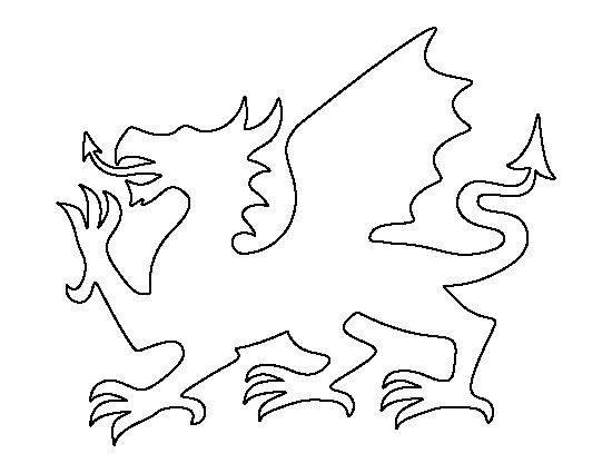 Drawings Of Welsh Dragons Pin by Muse Printables On Printable Patterns at Patternuniverse Com