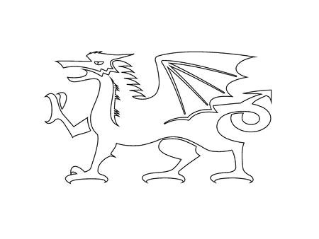 Drawings Of Welsh Dragons Welsh Dragon Stock Photos and Images 123rf