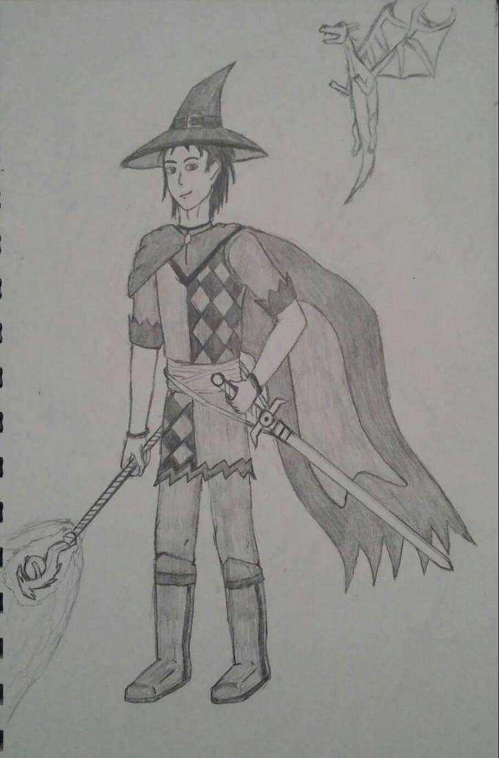 Drawings Of Wizards and Dragons Wizard101 Allan Dragonrider Drawing by Xyz Dragonrider On Deviantart