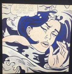 Drowning Girl Lichtenstein 51 Best Roy Lichtenstein Images In 2019 Art Pop Pop Art Retro Art