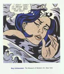 Drowning Girl Lichtenstein Art Print Of Drowning Girl by Roy Lichtenstein Barewalls Posters