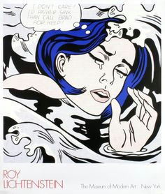 Drowning Girl Roy 10 Best Roy Lichtenstein Prints Posters Images Abstract