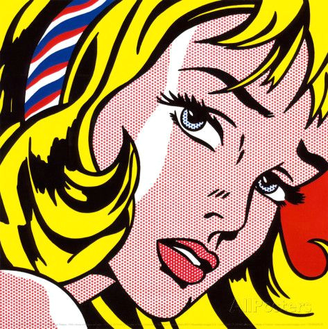 Drowning Girl Roy Madchen Mit Haarschleife Bilder Pop Art Art Und Roy