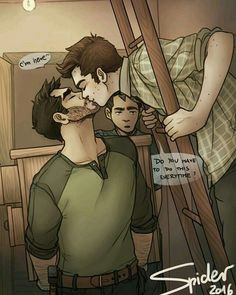 Dylan O Brien Cartoon Drawing Die 229 Besten Bilder Von Sterek Sterek Fanart Stiles Derek Und