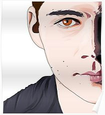 Dylan O Brien Cartoon Drawing Dylan Obrien Posters Redbubble