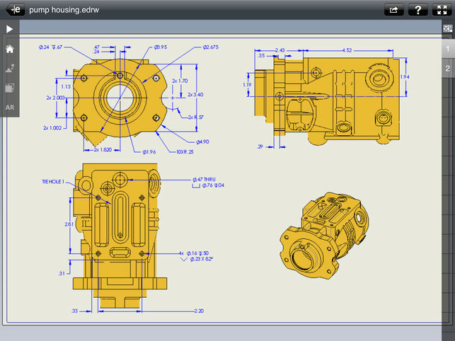 E Drawing solidworks Edrawings On the App Store