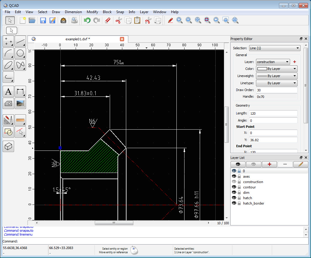 Easy 2d Drawing Program Qcad Qcad