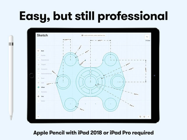 Easy 2d Drawings Shapr 3d Cad Modeling On the App Store
