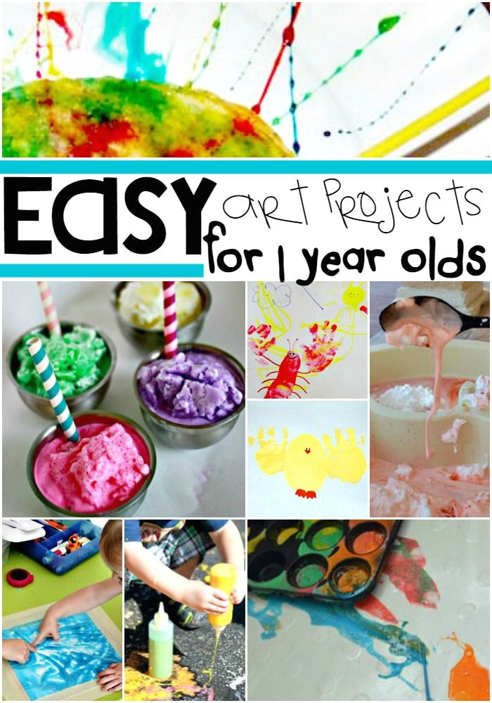 Easy 5 Year Old Drawings 16 Easy Art Projects for Your 1 Year Old Kid Blogger Network
