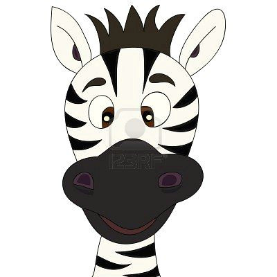 Easy Cartoon Zebra Drawing Zebra Cartoon In 2019 Kids Crafts Activities Zebra Cartoon