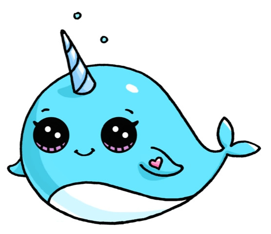 Easy Cute Narwhal Drawing Image Result for Cute Kawaii Drawings Cute Drawings Kawaii
