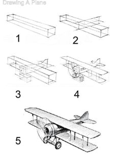 Easy Drawing Aeroplane 80 Best Aircraft Drawing Images Airplanes Aircraft Airplane