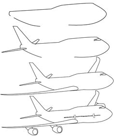 Easy Drawing Aeroplane Airplane Drawing Google Search Drawing Airplane Drawing