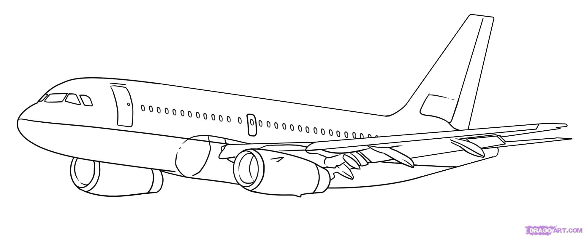 Easy Drawing Aeroplane Airplane Drawing Google Search Drawing Airplane Drawing