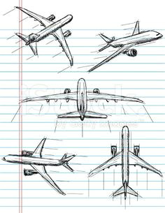 Easy Drawing Aeroplane How to Draw A Plane Michaelsstores Kids Crafts Pinterest