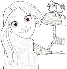 Easy Drawing Disney Princess 9 Best Rapunzel Drawing Images