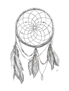 Easy Drawing Dream Catcher 35 Best Dream Catcher Drawing Tattoo for Girls Images Dreamcatcher
