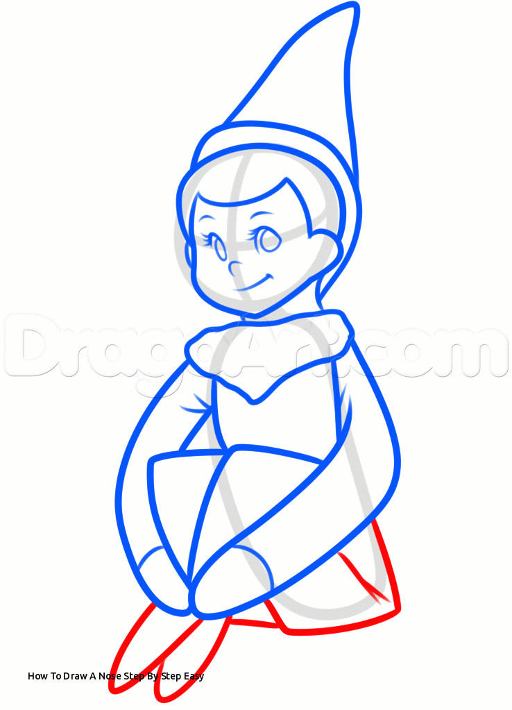 Easy Drawing Elf How to Draw A Nose Step by Step Easy Prslide Com