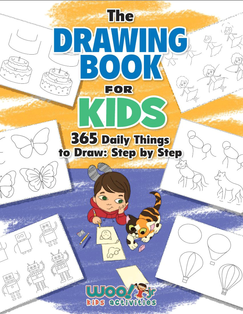 Easy Drawing for Children S Day the Drawing Book for Kids 365 Daily Things to Draw Step by Step