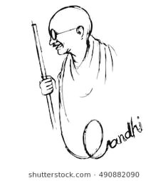 Easy Drawing Gandhiji 28 Best Gandhi Quotes Images Gandhi Quotes Inspiring Quotes