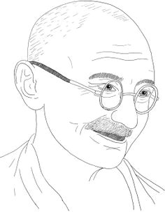 Easy Drawing Gandhiji Mahatma Gandhi Sketch Gandhi Quotes Gandhi Gandhi Quotes