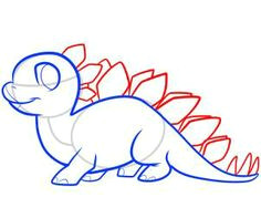 Easy Drawing Ideas for 5 Year Olds Tutorial How to Draw A Dinosaur for Kids This is A Simple Lesson