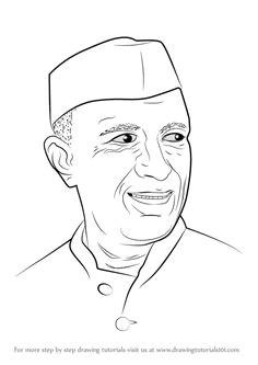 Easy Drawing Jawaharlal Nehru 20 Best Chacha Nehru S Birthday Quotes Art Rare Images Images