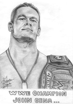 Easy Drawing John Cena 61 Best Drawings Images Color Pencil Drawings Graphite Drawings