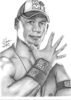 Easy Drawing John Cena 61 Best Drawings Images Color Pencil Drawings Graphite Drawings