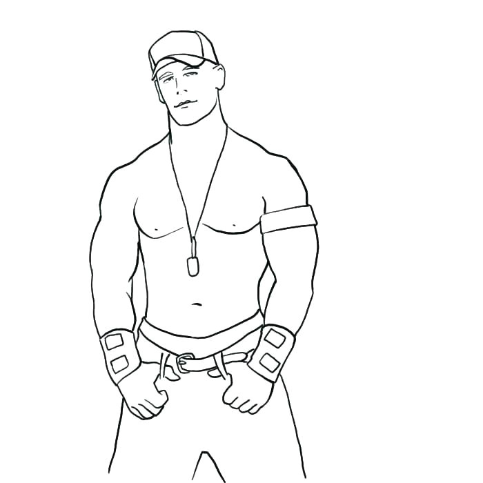 Easy Drawing John Cena Printable Paintings Search Result at Paintingvalley Com