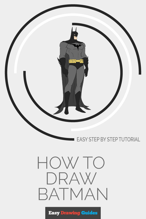 Easy Drawing Justice League How to Draw Batman Drawings Drawings Batman Drawing Drawing