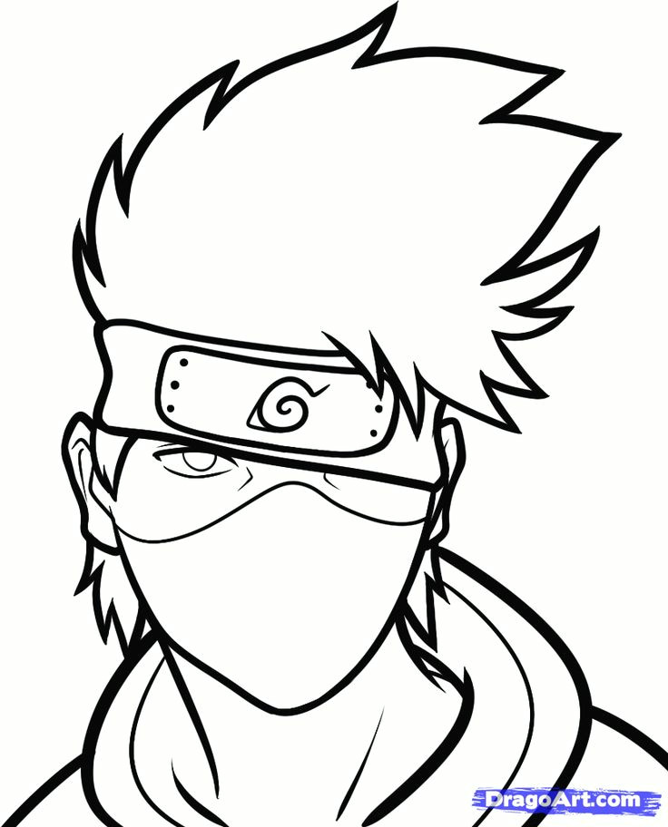 Easy Drawing Kakashi Noe solano solanoe2003 On Pinterest