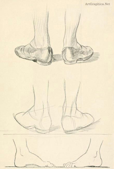 Easy Drawing Kidney Guide to Drawing Feet Beginner Art Tutorial Drawing Drawings
