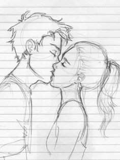 Easy Drawing Kiss 3067 Best Couple Drawings Images In 2019 Angel Of Death Rpg