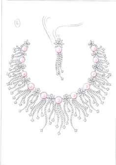 Easy Drawing Necklace 476 Best Jewelry Sketches Images Jewellery Sketches Jewelry